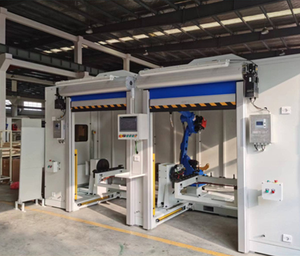 一字型單機(jī)兩軸焊接工作站